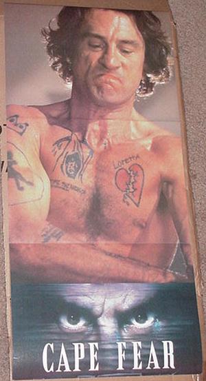 Cape Fear Poster Robert DeNiro Movie