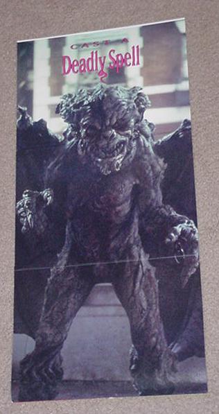 Cast a Deadly Spell Horror Movie Poster Gargoyle