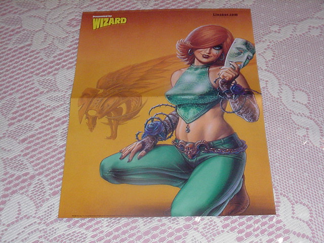 Dawn Poster by J Michael Linsner 2002 OR