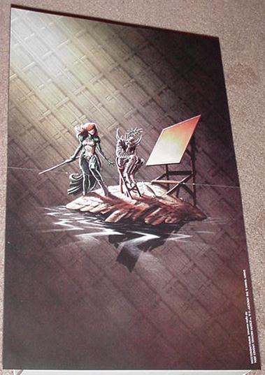 Dawn & The Atrocity Poster Joseph Michael Linsner