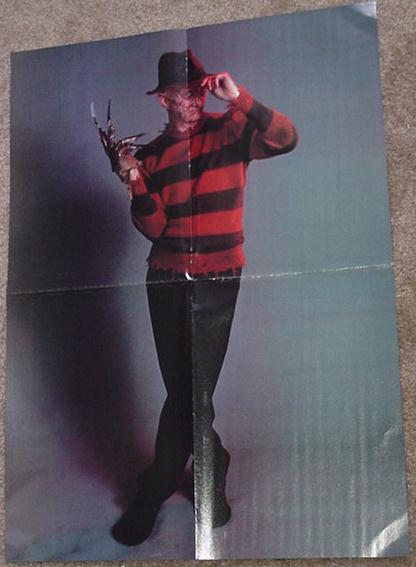 Freddy Krueger Horror Movie Poster for Halloween