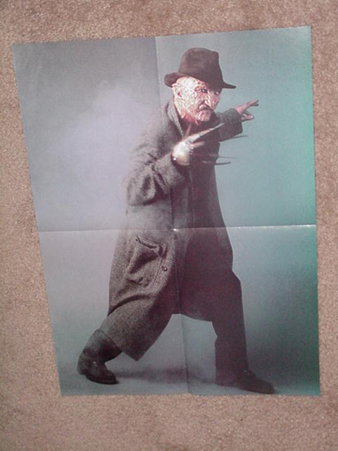 Freddy Krueger Poster w Coat Nightmare Elm Street