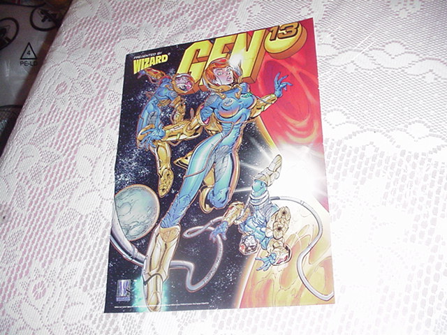 Gen13 Poster by J Scott Campbell HOT Gen 13