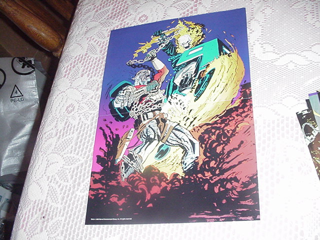 Ghost Rider vs Deathlok Poster