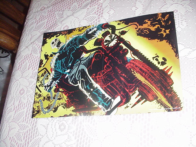 Ghost Rider Hellfire Poster Johnny Blaze