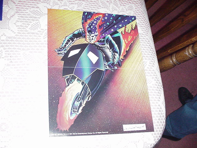 Ghost Rider Ridin Poster Javier Saltares