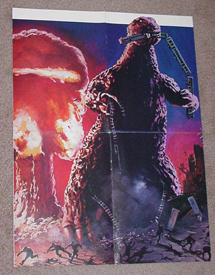 Godzilla Movie Poster Original Promotional Art!