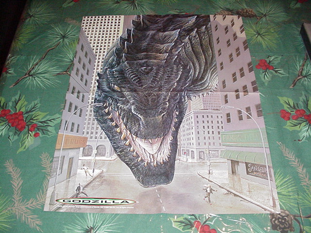 Godzilla In The City Poster