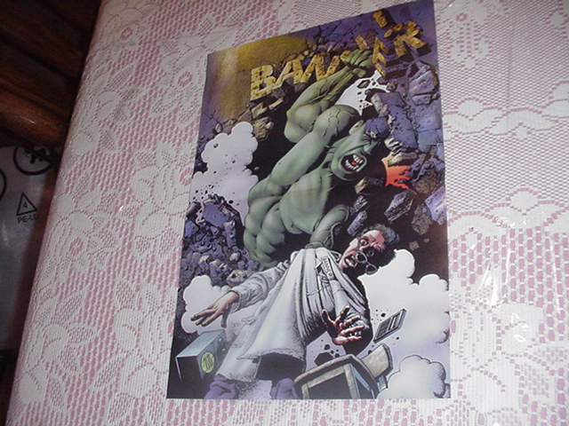 Incredible Hulk Banner Poster Richard Corben