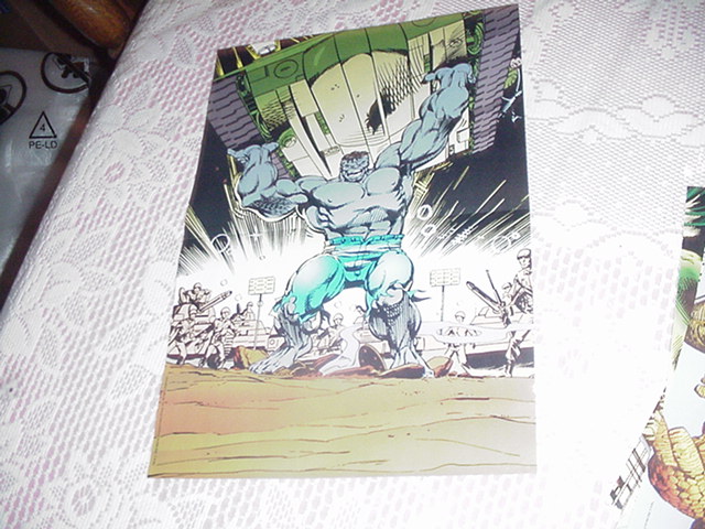 Incredible Hulk Tank Poster