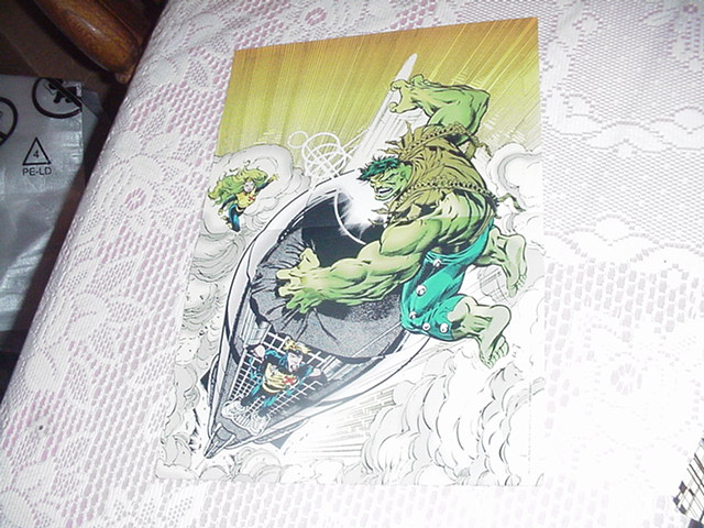 Incredible Hulk + X-factor Poster Dale Keown