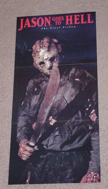 Jason Goes to Hell Movie Poster Friday the 13th