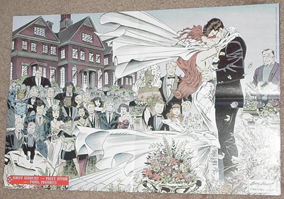 Jean Grey Cyclops Wedding Poster! Andy Kubert