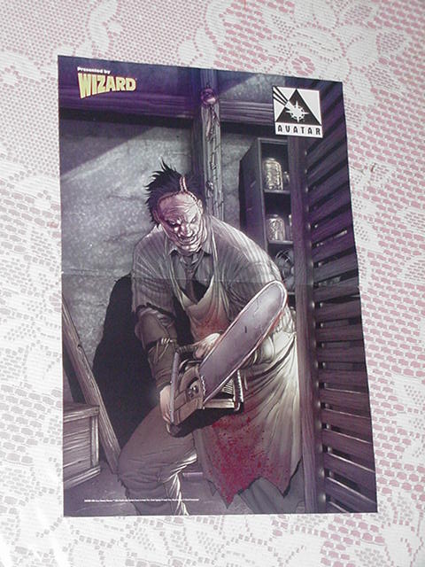 Leatherface Poster Jacen Burrows Texas Chainsaw