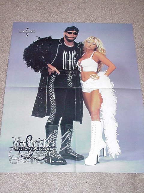 Macho Man + Gorgeous George Poster Randy Savage