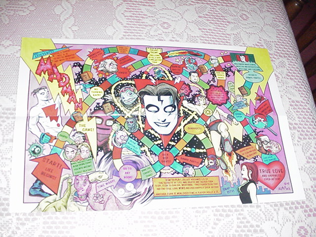 Madman Boardgame Poster Mike Allred