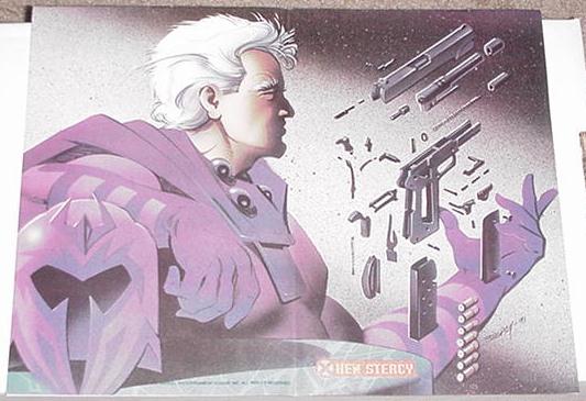 Magneto Power of Magnetism Poster Ken Steacy