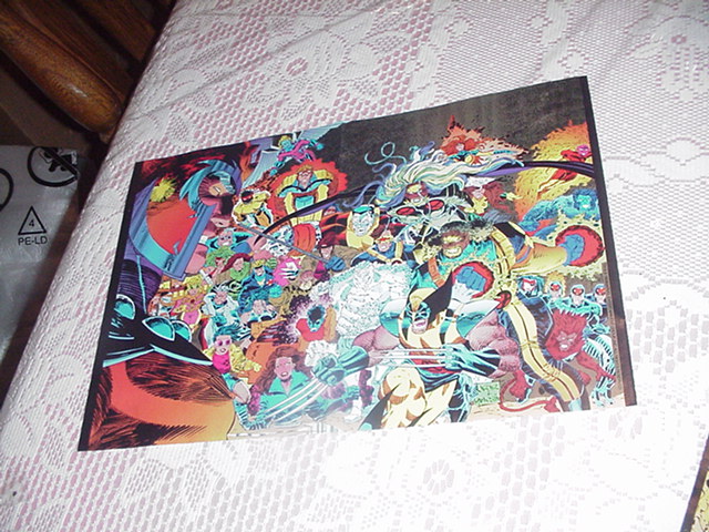 Magneto VS EVERYBODY! Poster By John Romita Jr
