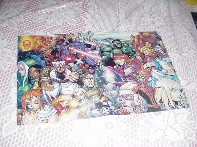 Marvel Manga Universe Poster Ben Dunn X-Men