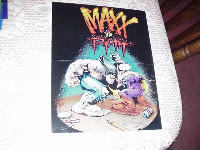 Pitt Vs Maxx Poster Sam Keith IMAGE