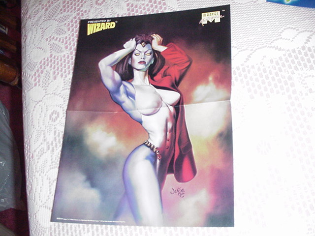 Mystique Poster Julie Bell X-Men X2 MOVIE