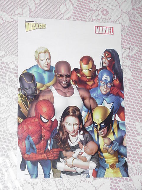 New Avengers Jessica + Baby Poster Mike Mayhew