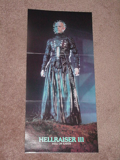 Pinhead Poster from Hellraiser III Horror Movie