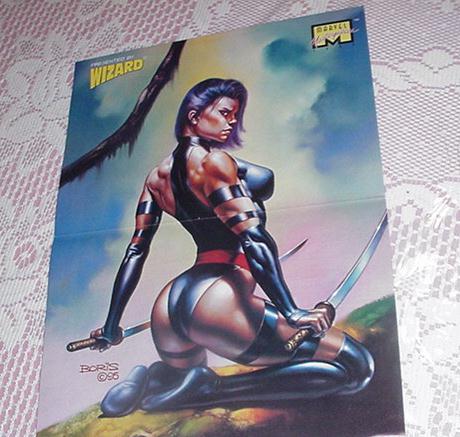 Psylocke Poster Boris Vallejo X-Men