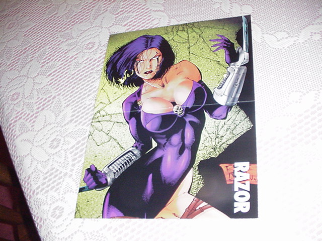Razor Poster London Nights Bad Girl Comics