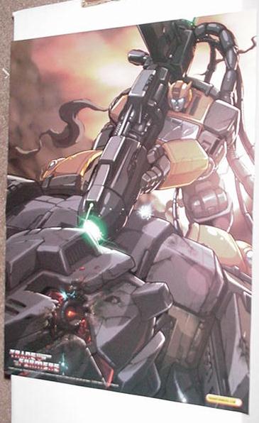 Bumblebee VS Bruticus Poster Figueroa Transformers