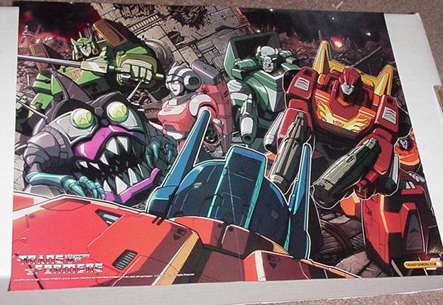 Hot Rod + New Autobots Poster Pat Lee Transformers