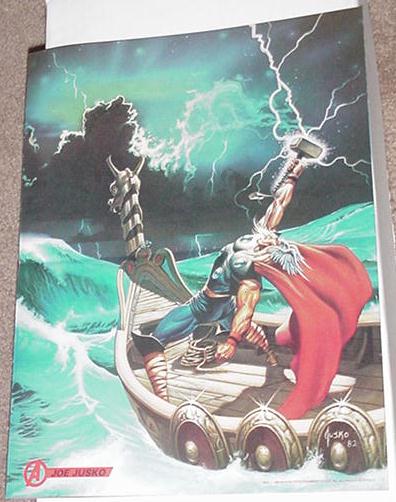 Mighty Thor in Asgard Poster by Joe Jusko