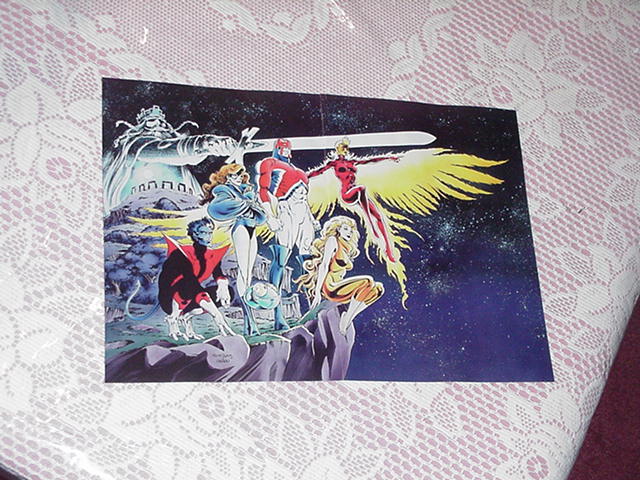 Excalibur Sword is Drawn Poster Alan Davis CLASSIC