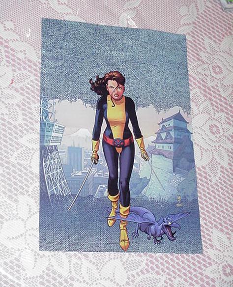 Kitty Pryde + Lockheed Poster Paul Smith Art