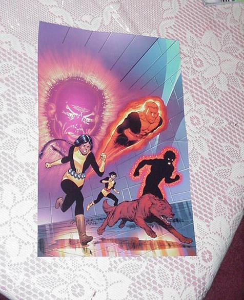 New Mutants Poster Bob McLeod Classic! Cannonball