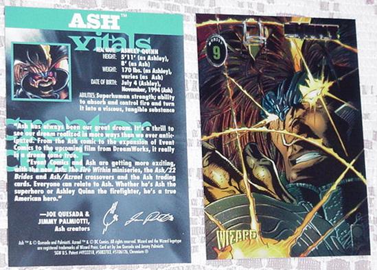 Ash Chromium Trading Card Wizard Promo # 9 Joe Que