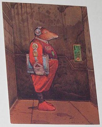 Cervic Trading Card Moebius Art