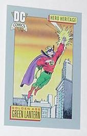 Green Lantern Trading Card Golden Age