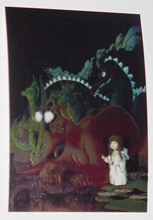 Bone Chromium Trading Card 1 Rose + Dragons