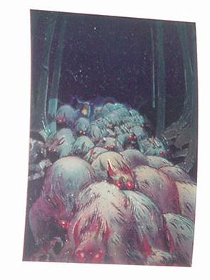 Bone Chromium Trading Card 2 Rat Creatures