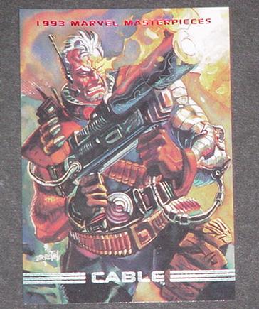 Cable Trading Card Dan Brereton X-Force X-Men