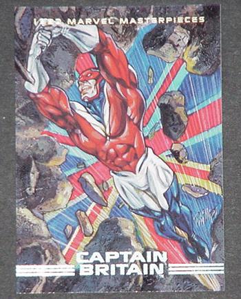 Captain Britian Trading Card Excalibur Joe Phillip
