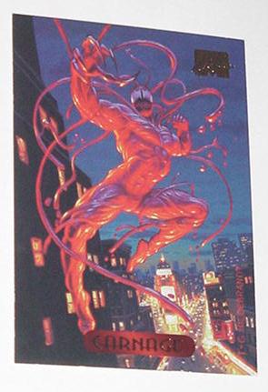 Carnage Trading Card Spider-Man Greg Tim Hildebran
