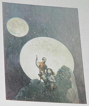Alien Worlds Trading Card Frank Frazetta Art