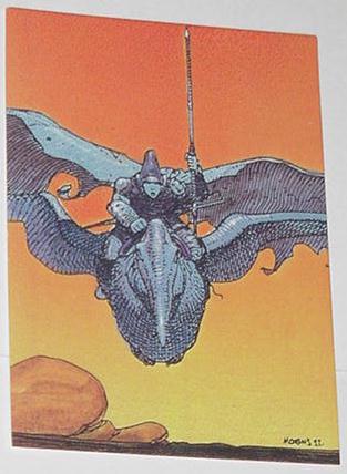 Arzach Trading Card Moebius Art