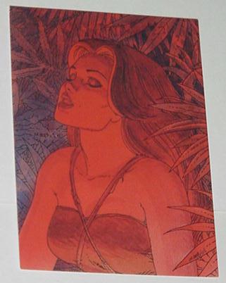 Atana Trading Card Moebius Art The Goddess
