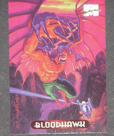 Bloodhawk Trading Card X-Men 2099 Greg Tim Hildebr