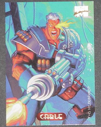 Cable Trading Card X-Force New Mutants Greg Tim Hi
