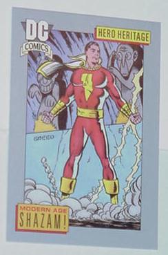 Captain Marvel Trading Card Modern Age Shazam!