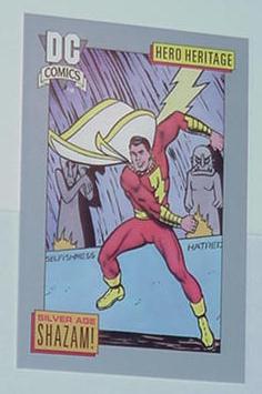 Captain Marvel Trading Card Silver Age Shazam!